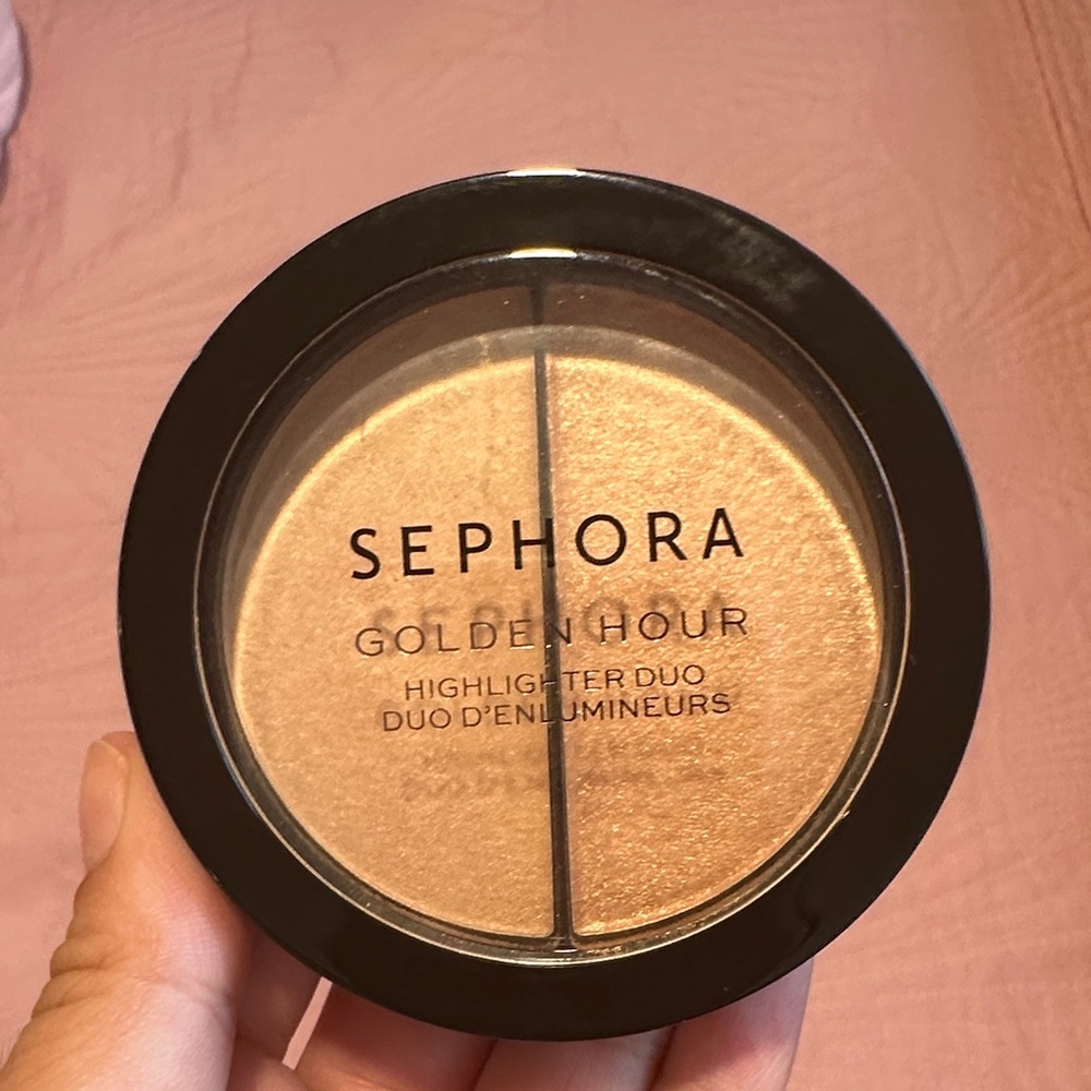 Sephora Golden Hour Highlighter Duo - Radiant Gold and Warm Tan
